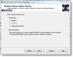 Backrex internet explorer backup что это