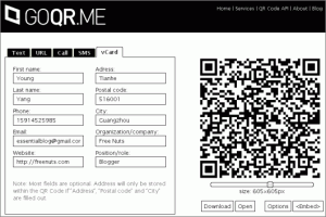 Immagine dell'ottavo servizio online per creare codici QR