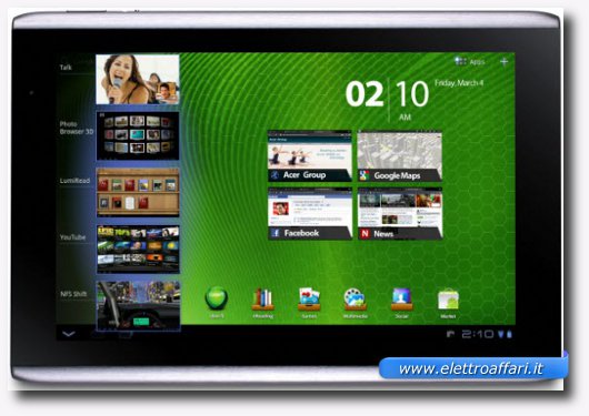 Immagine del tablet Acer Iconia Tab A500