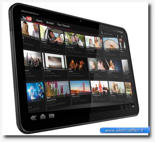 Immagine del tablet Motorola Xoom