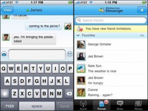 Windows Live Messenger per iPhone