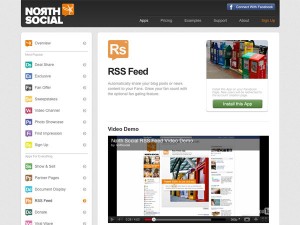 Immagine dell'applicazione North Social RSS Feed per personalizzare Facebook