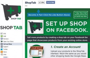 Immagine dell'applicazione ShopTab per personalizzare Facebook