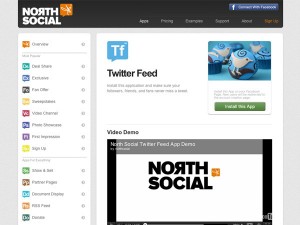 Immagine dell'applicazione North Social Twitter Feed per personalizzare Facebook