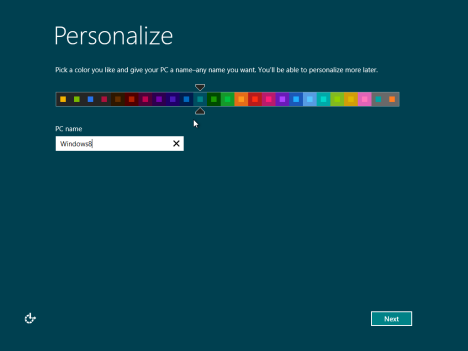 Scelta del colore di sfondo delle schermate di Windows 8