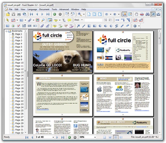 foxit reader pdf two pages