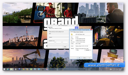 Finta schermata di installazione di GTA 5