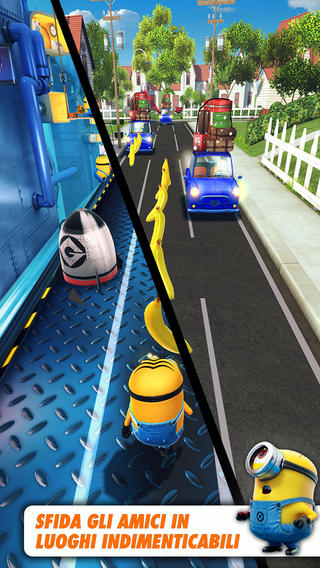 Schermata del gioco Cattivissimo Me: Minion Rush per iPad