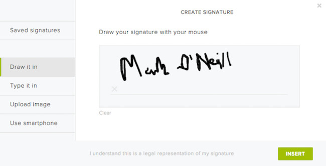 hello sign per la firma dei pdf