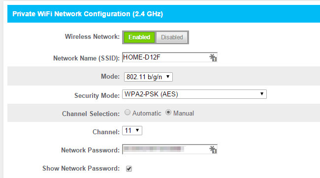 accesso al router