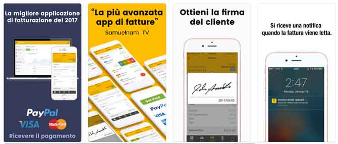 App iPhone Fattura e preventivo