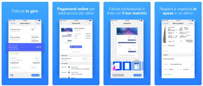 App iPhone fatturazione debitoor